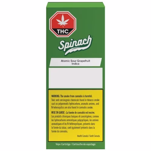 Spinach - Atomic Sour Grapefruit 510 Cartridge
