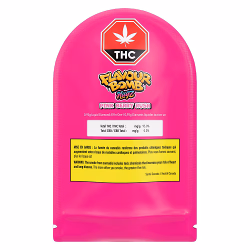 Nugz - Flavour Bomb Pink Berry Rush Liquid Diamond All-in-One
