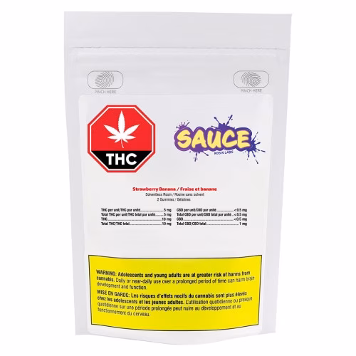 Sauce Rosin Labs - Solventless Rosin Gummies