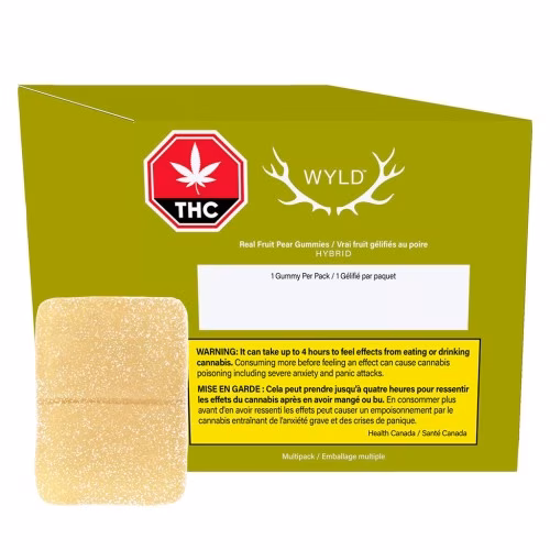 Real Fruit Pear 1:1 THC:CBG Gummies Multi (Multi-pack of 10)
