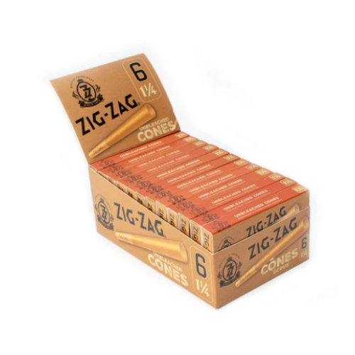 ZIG ZAG UNBLEACHED CONES 6
