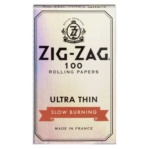 Zig Zag Ultra Thin Slow Burning Single-Wide Rolling Papers