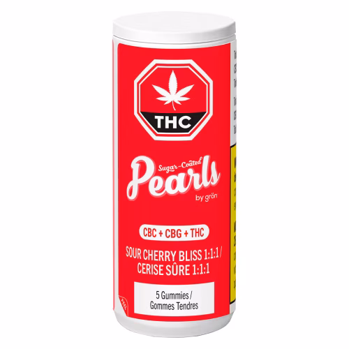 Pearls by Grön - Sour Cherry Bliss 1:1:1 CBC/CBG/THC