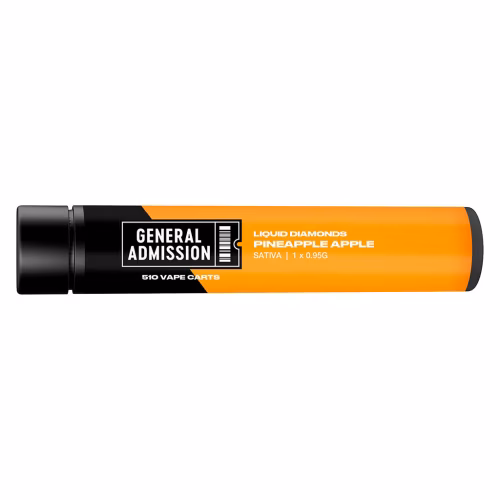 General Admission - Pineapple Apple Liquid Diamond 510 Thread Cartridge
