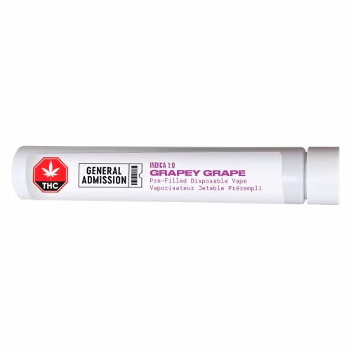 General Admission - Grapey Grape Indica 1:0 510 Disposable Pen