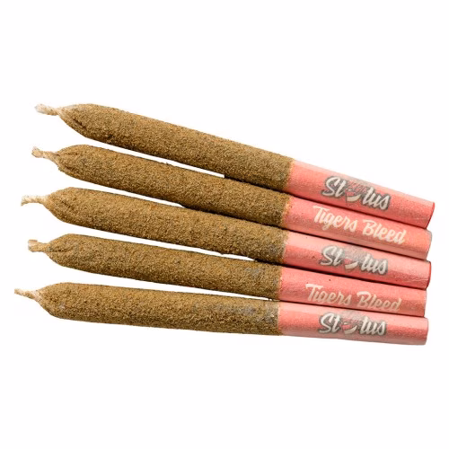 Status - Tigers Bleed Liquid Diamond Infused Kief Coated Pre-Rolls