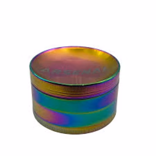 Arsenal Rainbow Bent Top 4-pc Grinder
