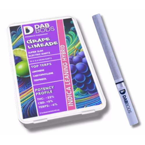 Dab Bods - Grape Limeade Slim Dartz Pre-Rolls