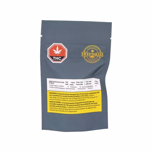 Sweetgrass Organic Cannabis - Mint Chocolate Chip
