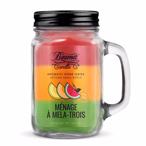 Menage a Mela-trois (3 Melon scents) - 12 oz Candle