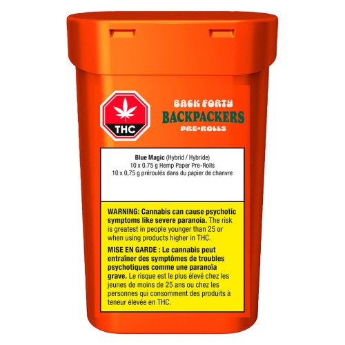 Back Forty - Backpackers Pre-Roll - Blue Magic
