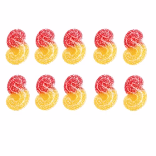 SOURZ by Spinach - Fully Blasted Strawberry Mango 100MG Gummies