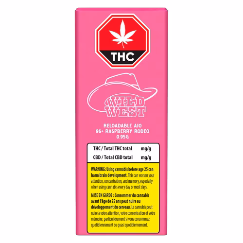 Wild West - Reloadable AIO - 96+ Raspberry Rodeo