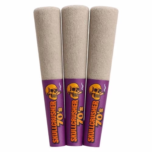 Skullcrusher 70's by RAD - Iced Raspberry - Quad Diamond Infused Pre-Roll