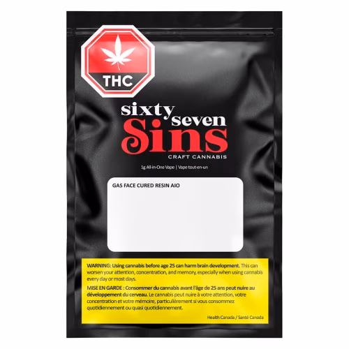 Sixty Seven Sins - Gas Face Cured Resin AIO