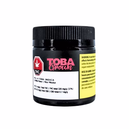 TobaGrown - Mill-a-Toba Indica Grind