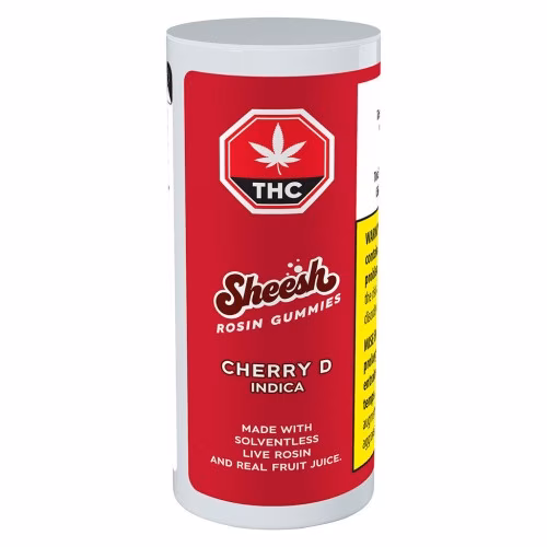 Sheesh - Cherry D Indica Live Rosin Gummies