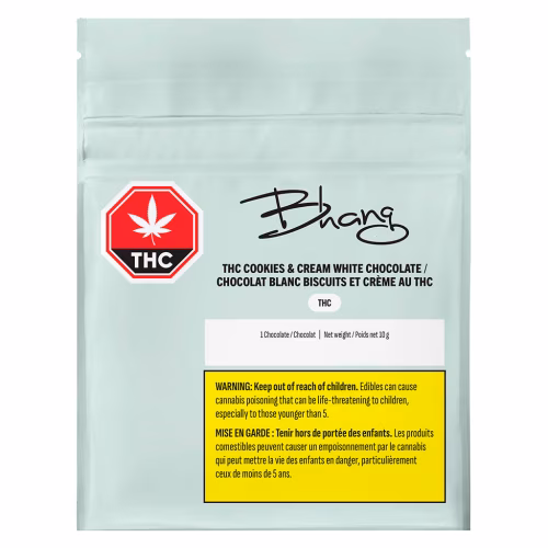 Bhang - THC Cookies and Cream White Chocolate