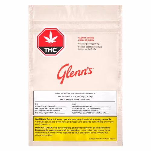 Glenn's - No.5 True Indica Resin - Triple Flavoured White Freeze Gummy