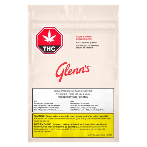 Glenn's - No.5 True Indica Resin - Triple Flavoured White Freeze Gummy