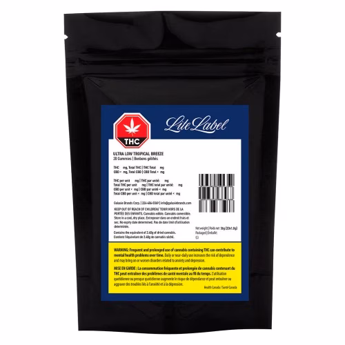 Lite Label - Ultra Low Tropical Breeze