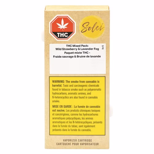 Solei - THC Mixed Pack: Wild Strawberry & Lavender Fog - 2X0.5G