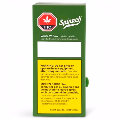 Spinach - White Widow 510 Thread Cartridge