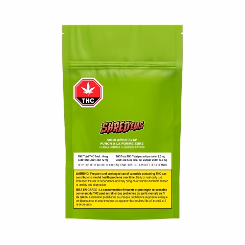 SHRED'EMS - Sour Apple Slap Gummies