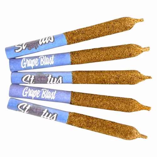 Status - Grape Blast Liquid Diamond Infused Kief Coated