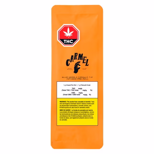 Carmel - Blue Nerd-z Ceramic Tip Infused Pre-Roll
