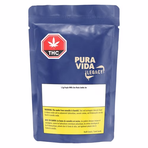 Pura Vida - Purple Rntz Live Rosin Jumbo Jar