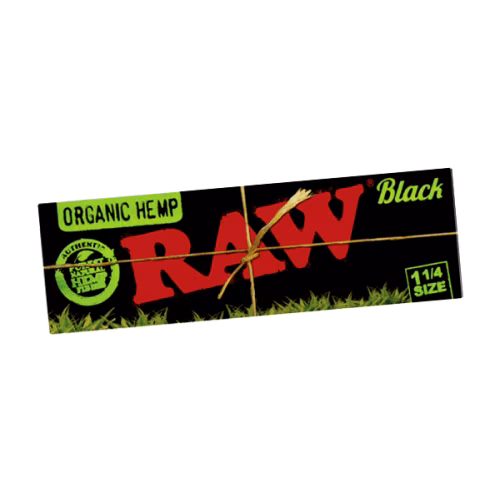 Raw Black Organic Hemp 1 1/4