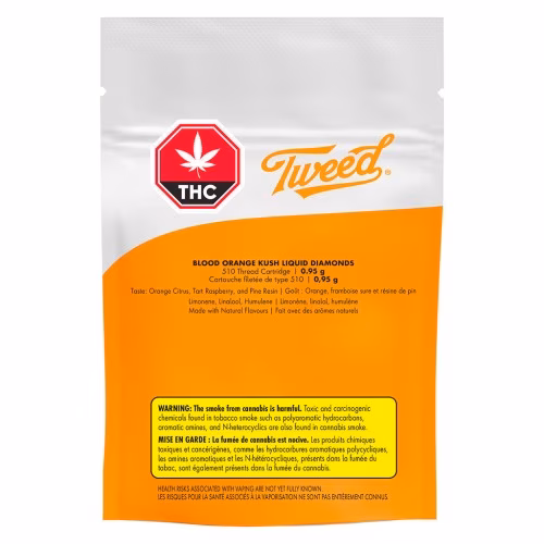 Tweed - Blood Orange Kush Liquid Diamonds 510 Cart