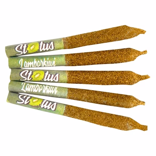 Status - Lamborkiwi Liquid Diamond Infused Kief Coated Pre-Rolls