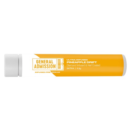 General Admission - Pineapple Drift Diamond Infused Pre-Roll