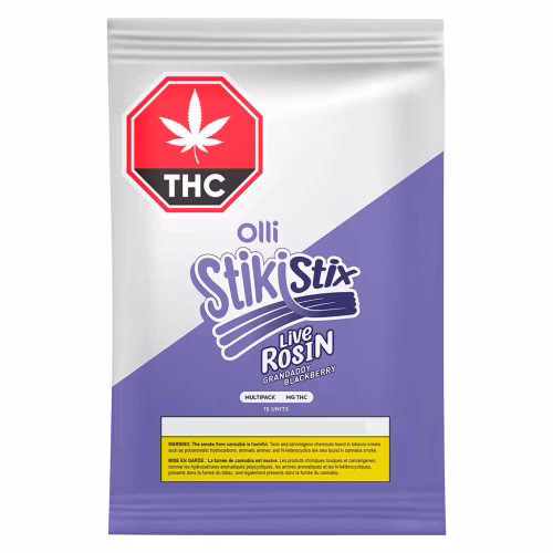 Stikistix - 100 THC Multipack Live Rosin Grandaddy Blackberry
