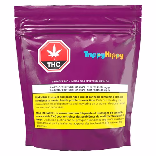 Trippy Hippy - Vintage FSHO - Indica Full Spectrum Hash Oil