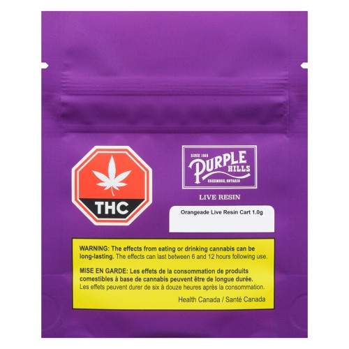 Purple Hills - Orangeade Live Resin 510 Thread Cartridge