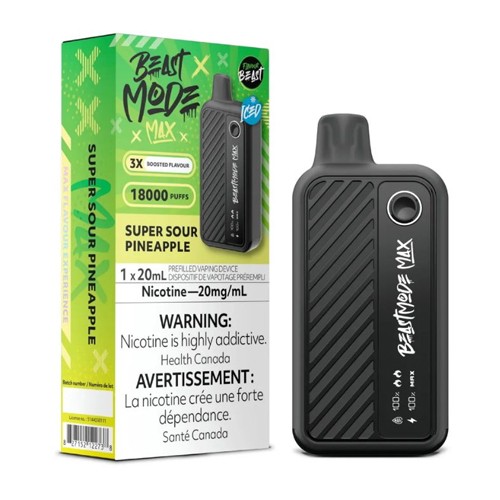 BEAST MODE MAX SUPER SOUR PINEAPPLE 18K