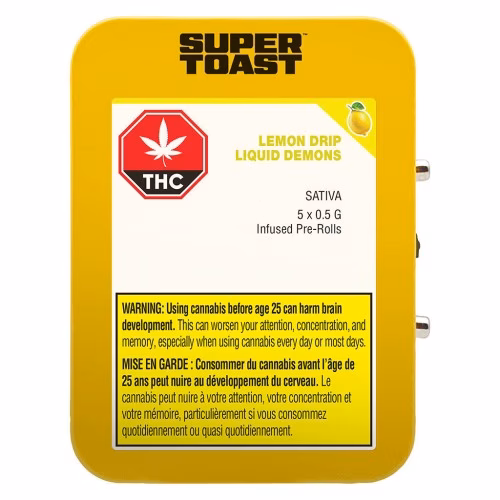 Super Toast - Lemon Drip Liquid Demons Infused Pre-Roll