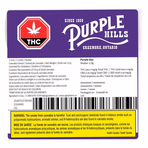 Purple Hills - Purple Gas Shatter
