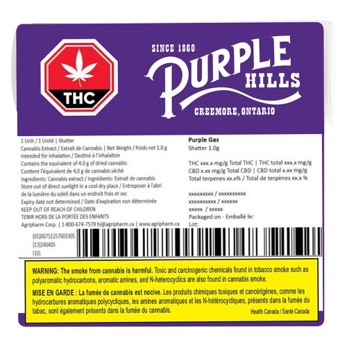 Purple Hills - Purple Gas Shatter