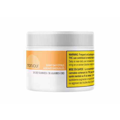 Monjour - Sunny Day Citrus CBD Soft Chews (Coated)