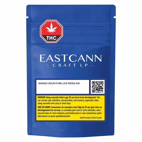 EastCann - Mango Sour Pure Live Resin AIO Disposable Vape