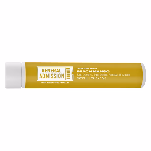 General Admission - Peach Mango Hi-Fi Infused Pre-Roll