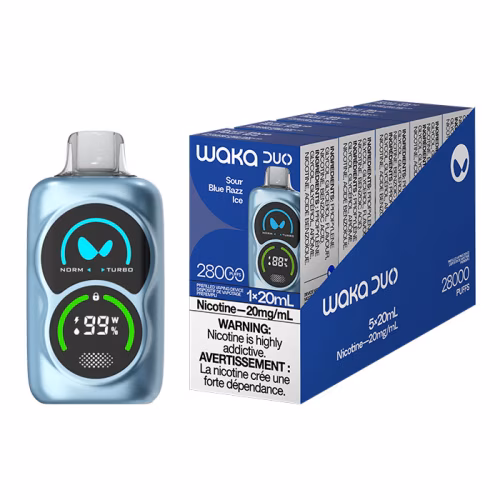 WAKA DUO 28K SOUR BLUE RAZZ ICE