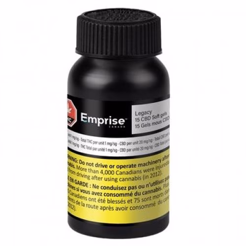 Emprise Canada - Legacy CBD Softgels (Cannatonic)