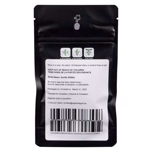 Argentia Gold - GGZ (Gorilla Zkittlez)