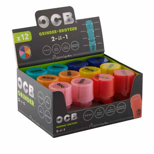 OCB 40mm 2-In-1 Grinder