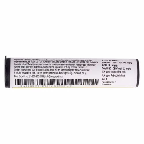BOLD - Starfruit Burst Diamond Infused Pre-Roll